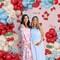150PCS Cherry Red and Blue Balloon Garland Arch Kit with Bow & Stem Balloons – Light Mist Blue, Red & White Coquette Party Decorations for Birthday, Baby Shower, Wedding & Bridal Shower
